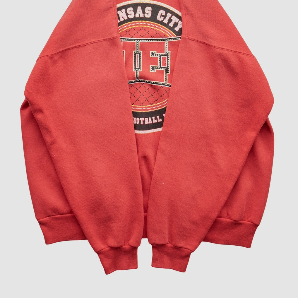 Kansas City Chiefs Hanes 90s Pullover Sweatshirt - Red Vintage - Fanatics