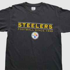 Pittsburgh Steelers Champion 1996 T-shirt - Black Vintage - Fanatics