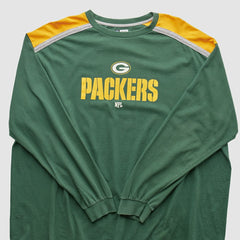 Green Bay Packers NFL 2000s Long Sleeve T-shirt - Green Vintage - Fanatics