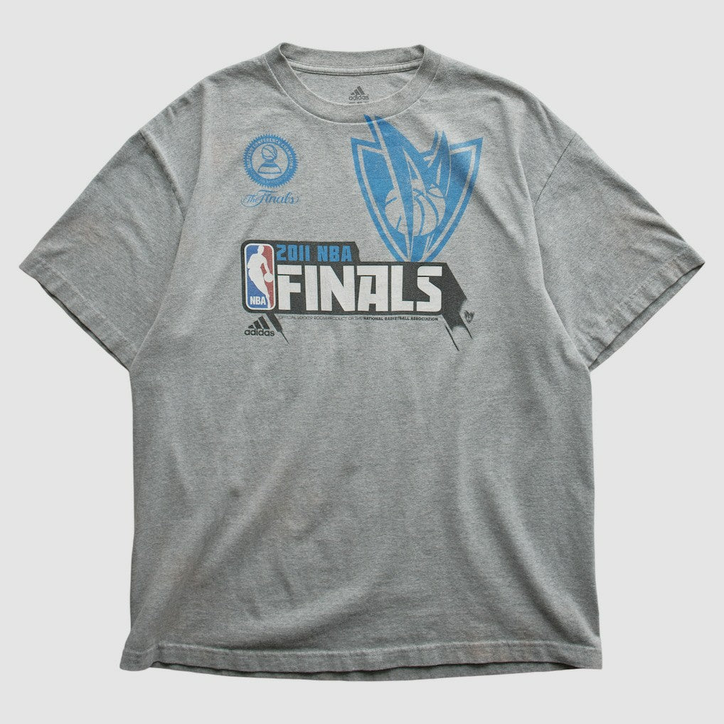 Adidas Dallas Mavericks 2011 T-shirt Heather Gray Vintage