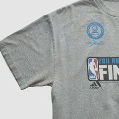 Adidas Dallas Mavericks 2011 T-shirt Heather Gray Vintage