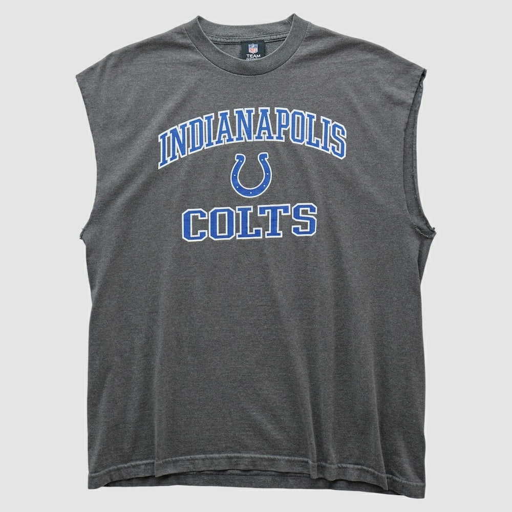 Indianapolis Colts Team Edition Apparel 2010s Tank - Dark Heather Gray Vintage - Fanatics