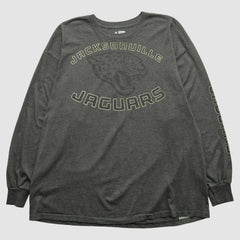Jacksonville Jaguars NFL 2000s Long Sleeve T-shirt - Dark Heather Gray Vintage - Fanatics