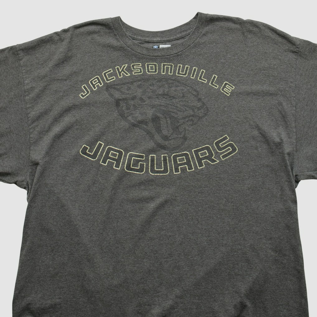 Jacksonville Jaguars NFL 2000s Long Sleeve T-shirt - Dark Heather Gray Vintage - Fanatics