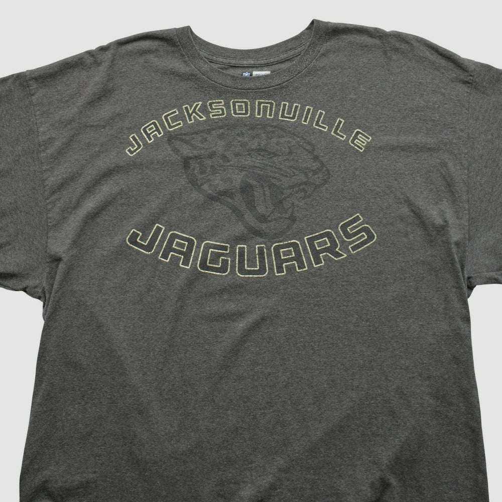 Jacksonville Jaguars NFL 2000s Long Sleeve T-shirt - Dark Heather Gray Vintage - Fanatics