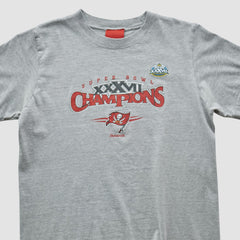 Tampa Bay Buccaneers Reebok 2003 T-shirt - Heather Gray Vintage - Fanatics
