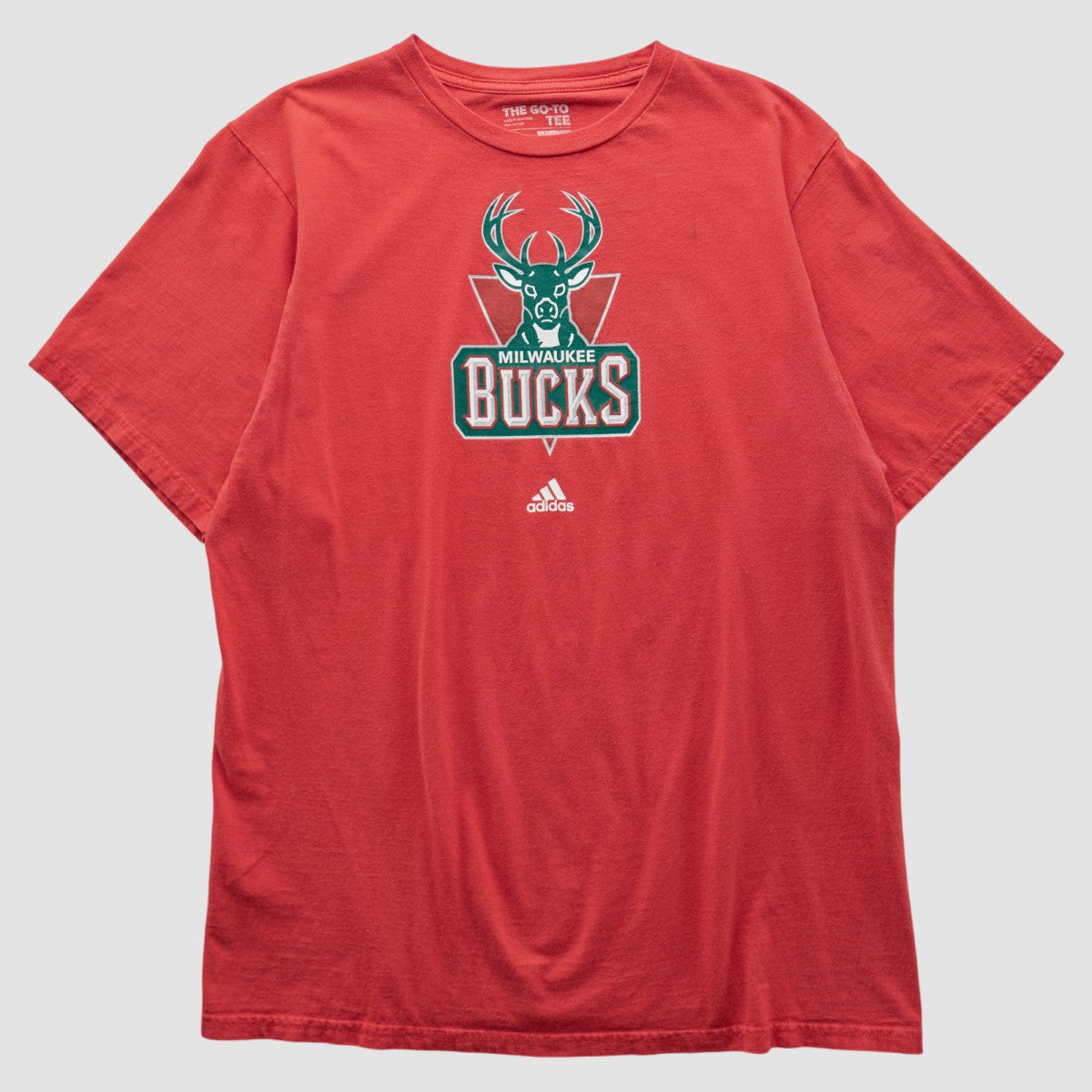 Adidas Milwaukee Bucks 2010s T-shirt Red Vintage