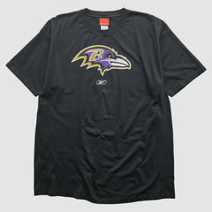Baltimore Ravens Reebok 2000s T-shirt - Black Vintage - Fanatics
