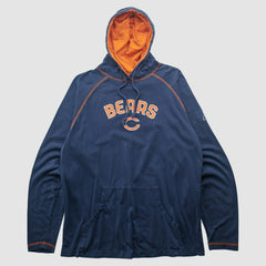 Chicago Bears Reebok 2000s Hooded Pullover Sweatshirt - Navy Vintage - Fanatics