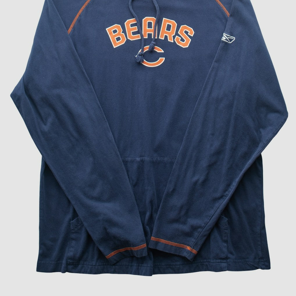 Chicago Bears Reebok 2000s Hooded Pullover Sweatshirt - Navy Vintage - Fanatics
