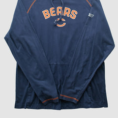 Chicago Bears Reebok 2000s Hooded Pullover Sweatshirt - Navy Vintage - Fanatics