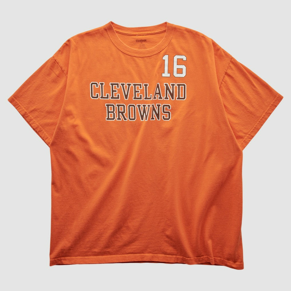Cleveland Browns Reebok 2000s T-shirt - Orange Vintage - Fanatics