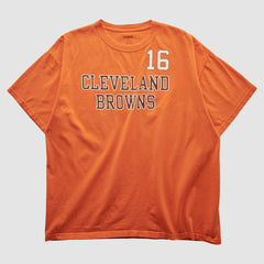 Cleveland Browns Reebok 2000s T-shirt - Orange Vintage - Fanatics