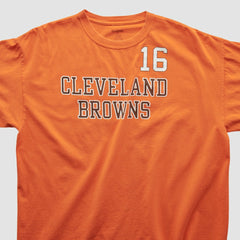 Cleveland Browns Reebok 2000s T-shirt - Orange Vintage - Fanatics