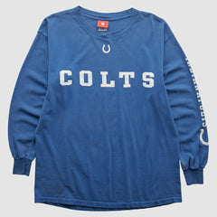 Indianapolis Colts NFL 2000s Long Sleeve T-shirt - Blue Vintage - Fanatics