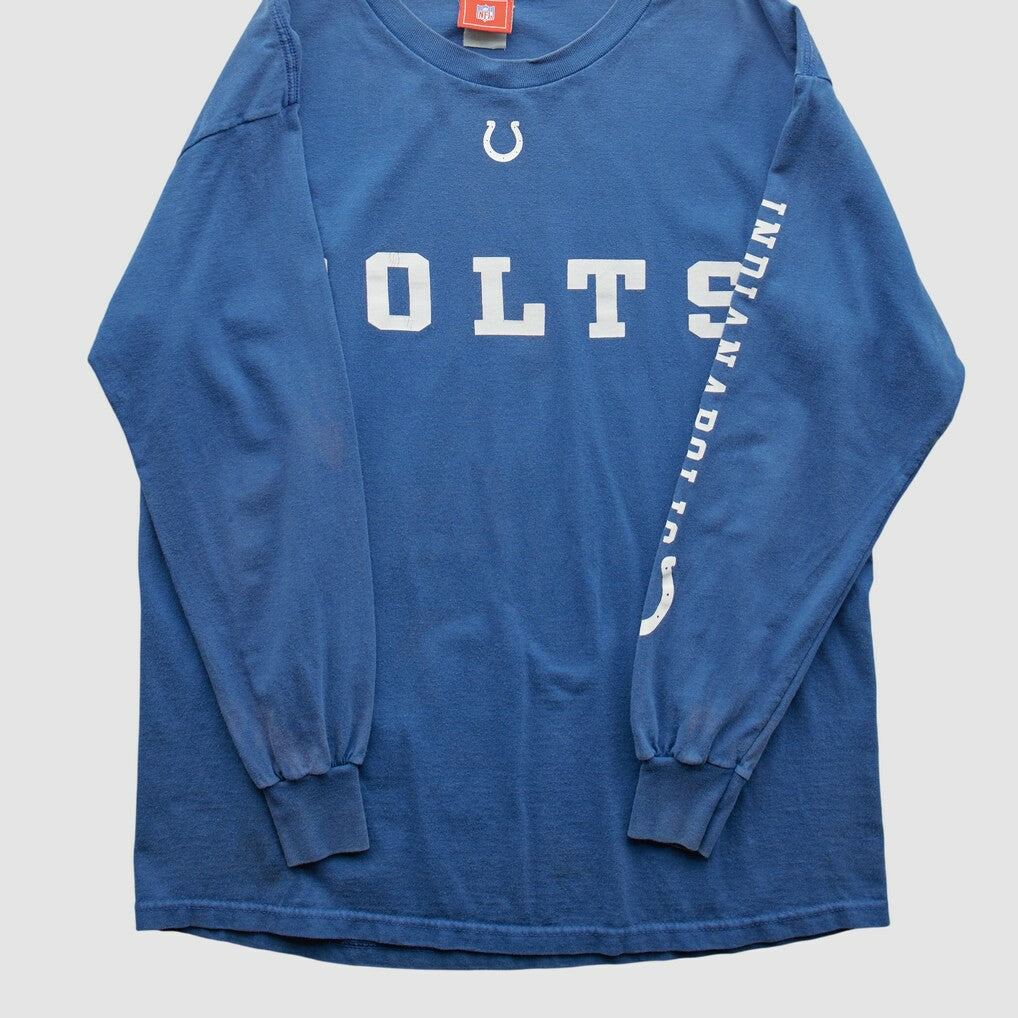 Indianapolis Colts NFL 2000s Long Sleeve T-shirt - Blue Vintage - Fanatics