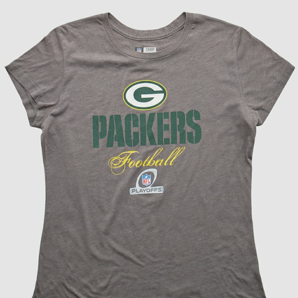 Green Bay Packers NFL 2000s T-shirt - Heather Gray Vintage - Fanatics