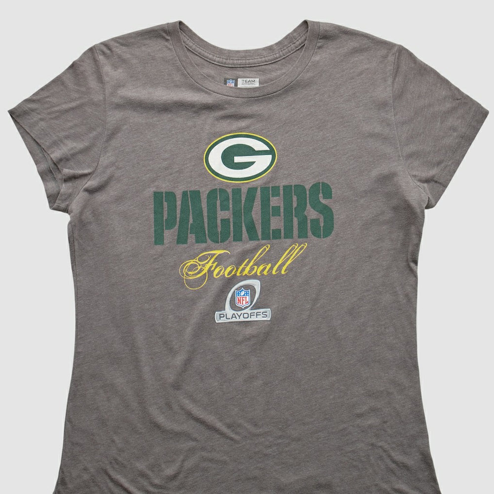 Green Bay Packers NFL 2000s T-shirt - Heather Gray Vintage - Fanatics