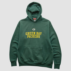 Green Bay Packers NFL 2000s Hooded Pullover Sweatshirt - Green Vintage - Fanatics