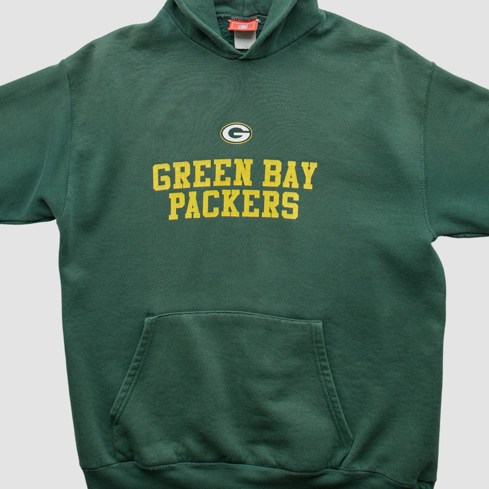 Green Bay Packers NFL 2000s Hooded Pullover Sweatshirt - Green Vintage - Fanatics