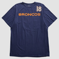 Denver Broncos Reebok 2000s T-shirt - Navy Vintage - Fanatics