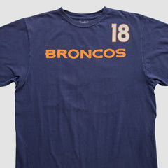 Denver Broncos Reebok 2000s T-shirt - Navy Vintage - Fanatics