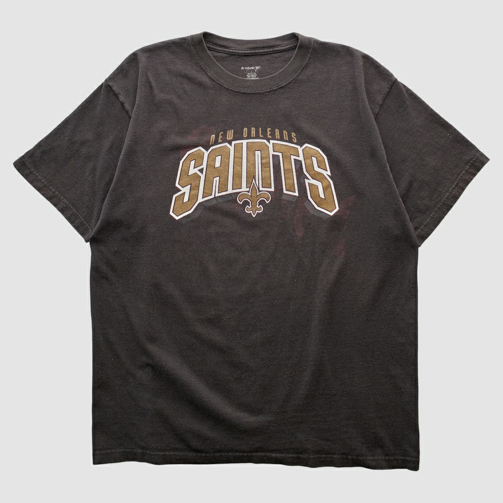 New Orleans Saints Reebok 2000s T-shirt - Black Vintage - Fanatics