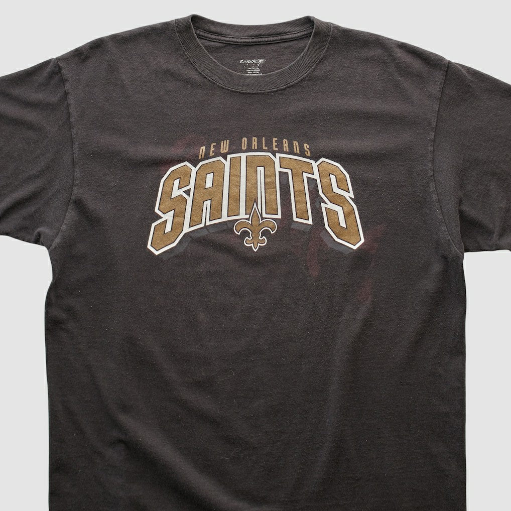 New Orleans Saints Reebok 2000s T-shirt - Black Vintage - Fanatics