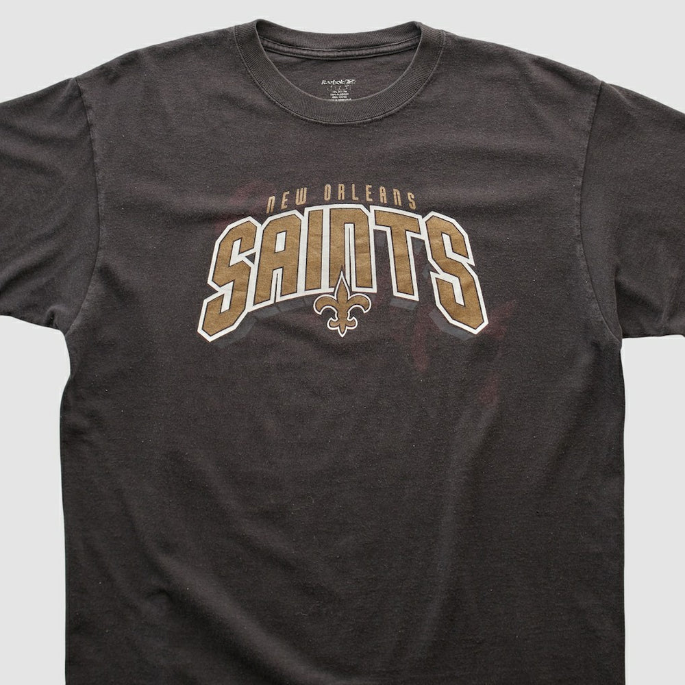 New Orleans Saints Reebok 2000s T-shirt - Black Vintage - Fanatics
