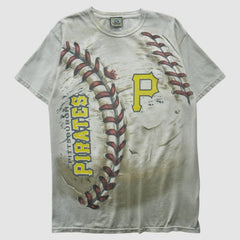 Pittsburgh Pirates Liquid Blue 2000s T-shirt Outlet
