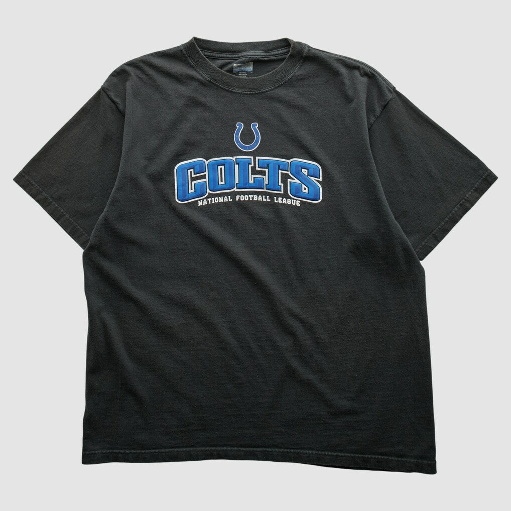 Indianapolis Colts Reebok 2000s T-shirt - Black Vintage - Fanatics