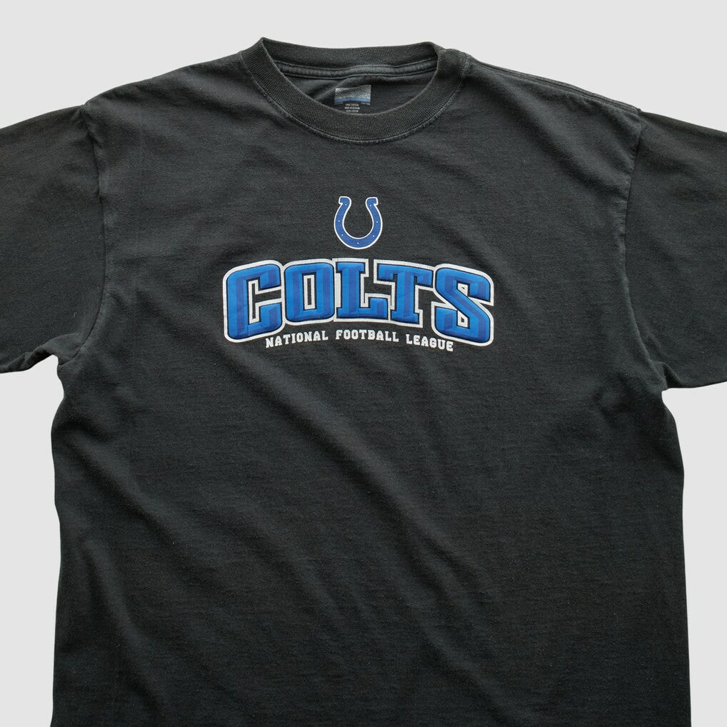 Indianapolis Colts Reebok 2000s T-shirt - Black Vintage - Fanatics