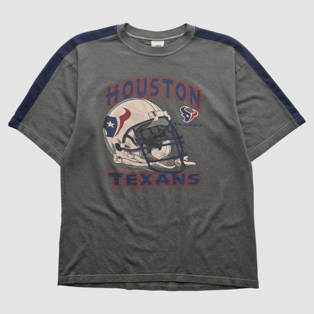 Houston Texans Knights Athletic 2000s T-shirt - Gray Vintage - Fanatics
