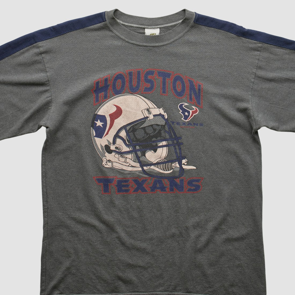 Houston Texans Knights Athletic 2000s T-shirt - Gray Vintage - Fanatics