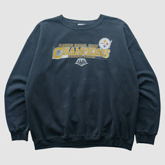 Pittsburgh Steelers NFL 2009 Pullover Sweatshirt - Navy Vintage - Fanatics