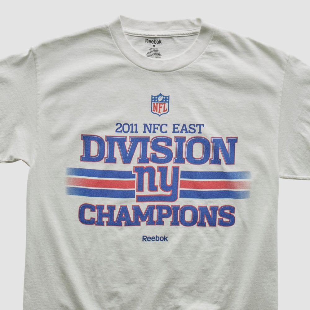 New York Giants Reebok 2011 T-shirt - White Vintage - Fanatics