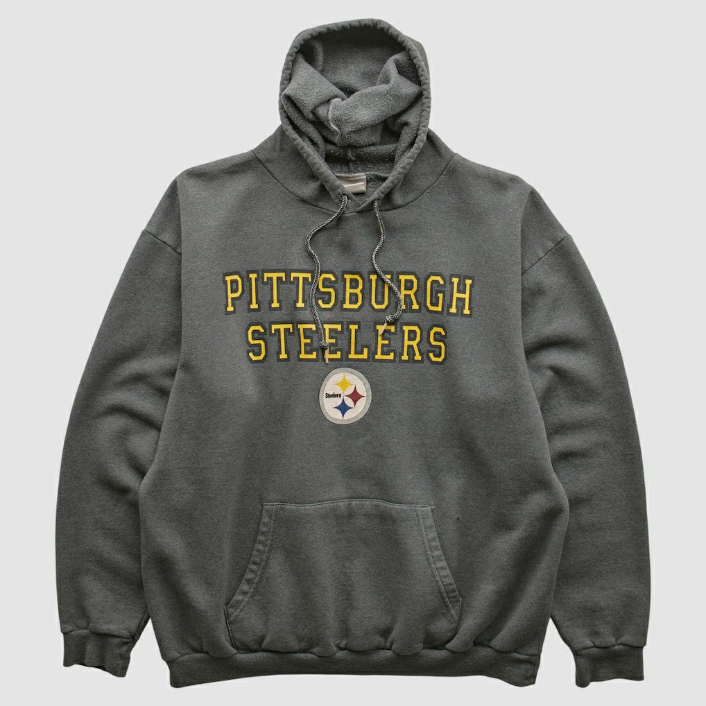 Pittsburgh Steelers NFL 2000s Hooded Sweatshirt - Black Vintage - Fanatics