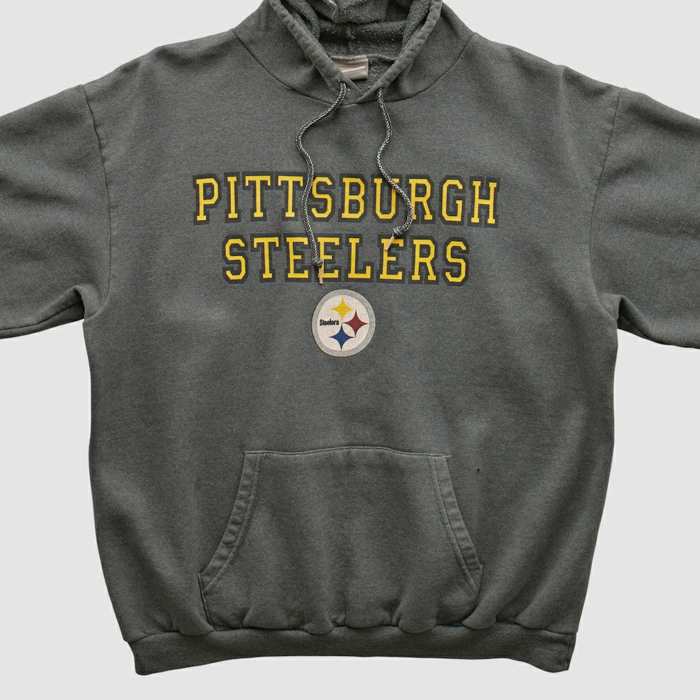 Pittsburgh Steelers NFL 2000s Hooded Sweatshirt - Black Vintage - Fanatics