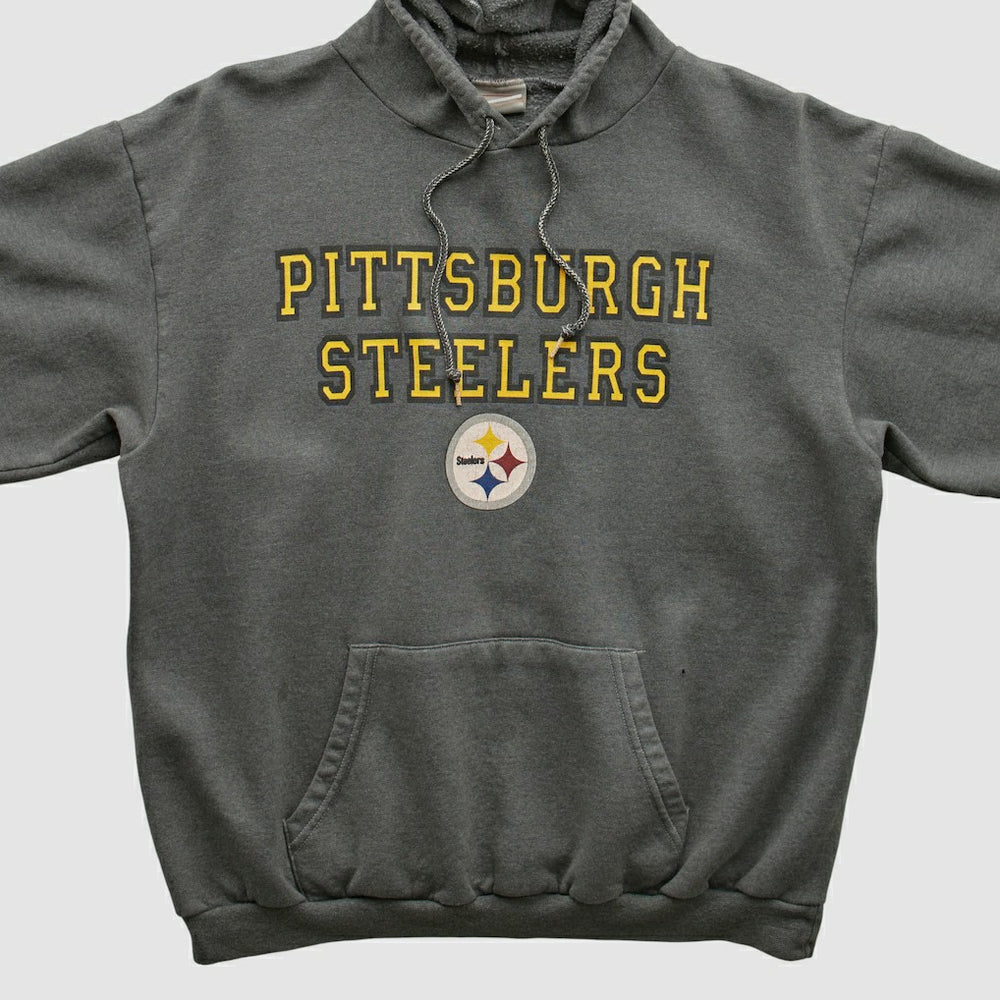 Pittsburgh Steelers NFL 2000s Hooded Sweatshirt - Black Vintage - Fanatics