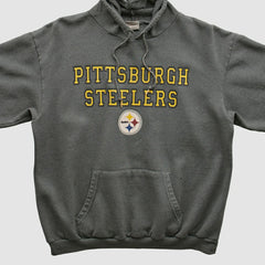 Pittsburgh Steelers NFL 2000s Hooded Sweatshirt - Black Vintage - Fanatics