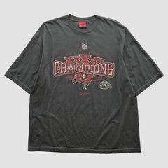 Tampa Bay Buccaneers Reebok 2003 T-shirt - Charcoal Vintage - Fanatics