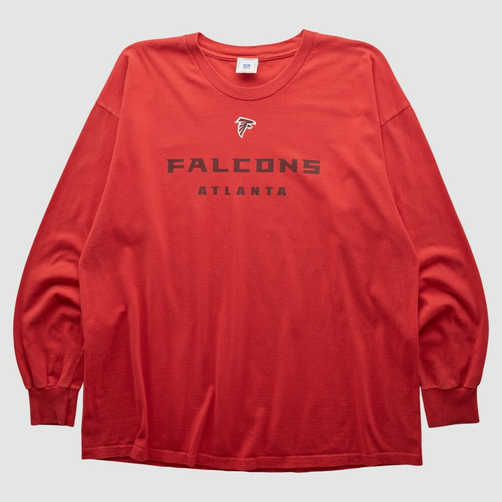 Atlanta Falcons NFL 2000s Long Sleeve T-shirt - Red Vintage - Fanatics