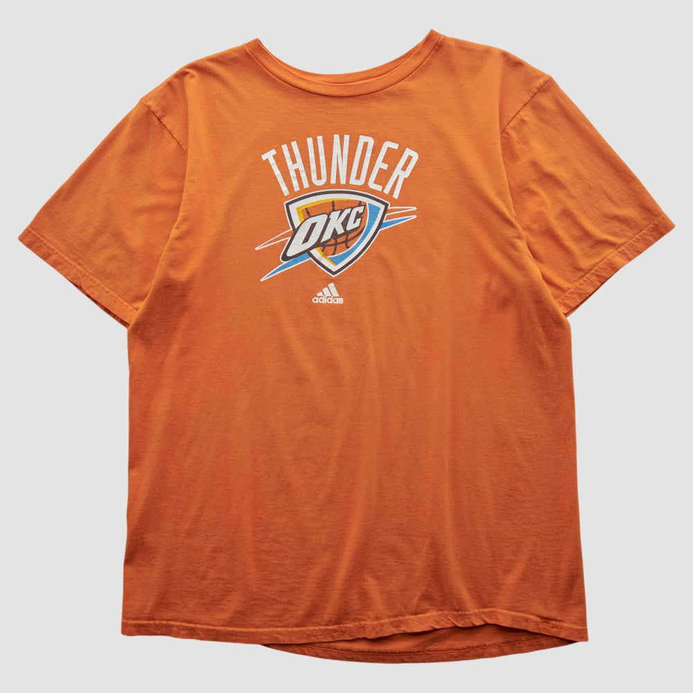 Vintage Oklahoma City Thunder Go-to Tee 2010s T-shirt Orange