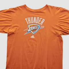 Vintage Oklahoma City Thunder Go-to Tee 2010s T-shirt Orange