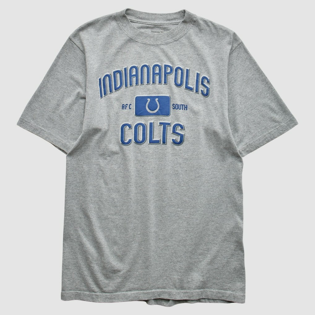 Indianapolis Colts Reebok 2000s T-shirt - Heather Gray Vintage - Fanatics