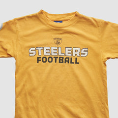 Pittsburgh Steelers Reebok 2000s T-shirt - Yellow Vintage - Fanatics