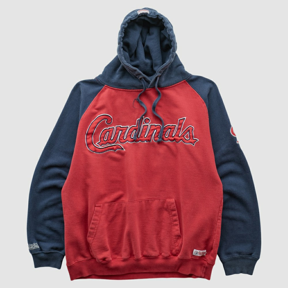 St. Louis Cardinals Stitches 2000s Hooded Pullover Sweatshirt Outlet