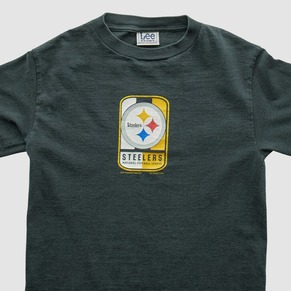 Pittsburgh Steelers Lee Apparel 2001 Long Sleeve T-shirt - Charcoal Vintage - Fanatics