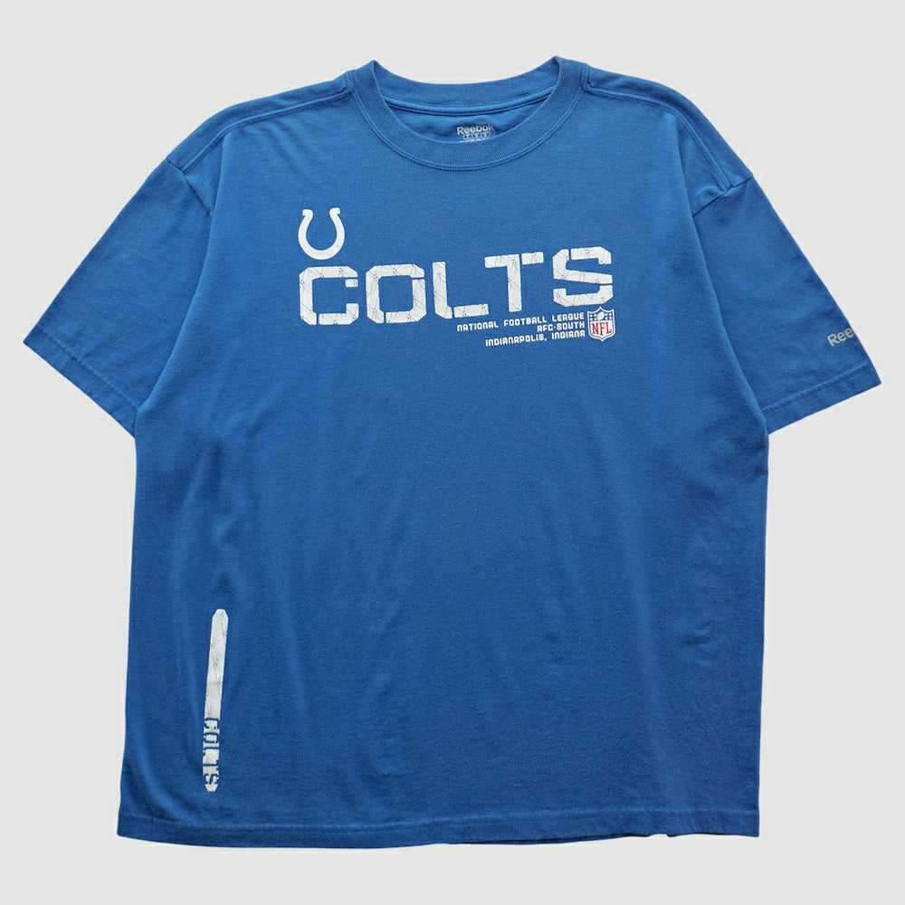 Indianapolis Colts Reebok 2000s T-shirt - Blue Vintage - Fanatics