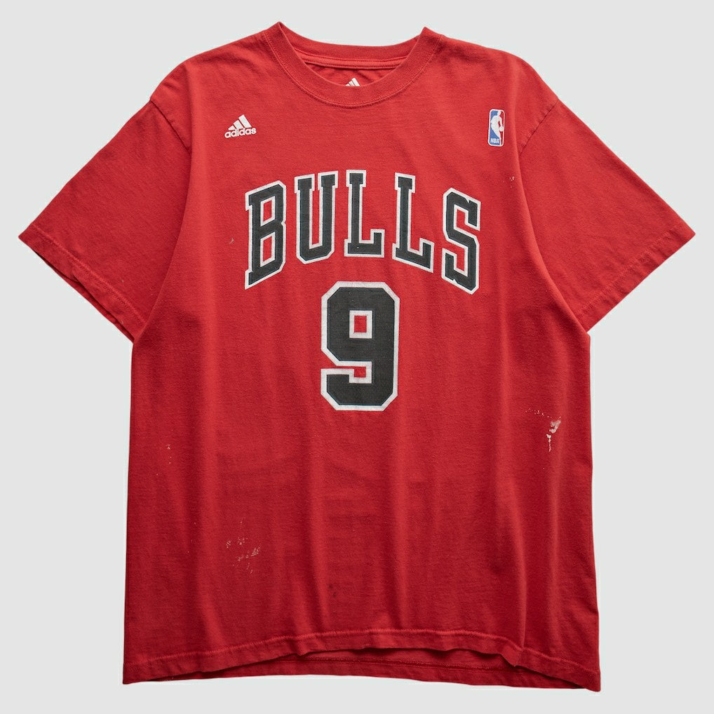 Adidas Chicago Bulls 2010s T-shirt Red Vintage